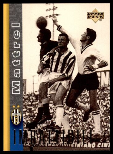 UPPER Deck 1997-1998 JUVENTUS Carlo Mattrel IMBATTIBILI Nº 27 | eBay