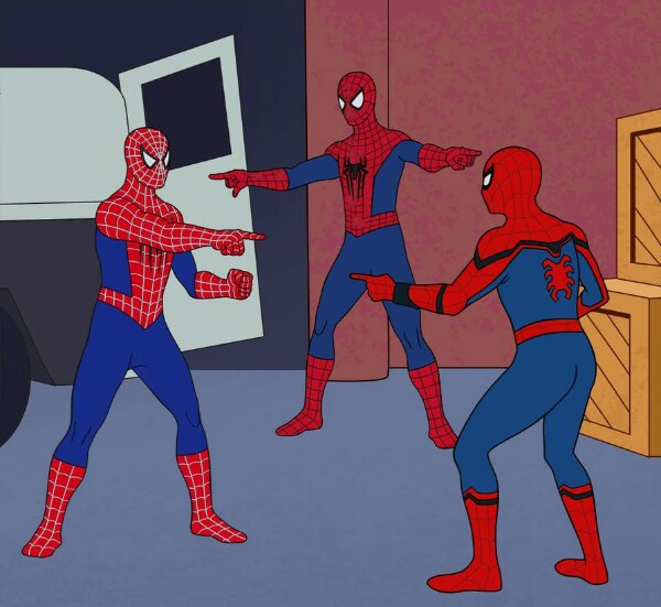 Spider Man Triple Blank Template - Imgflip