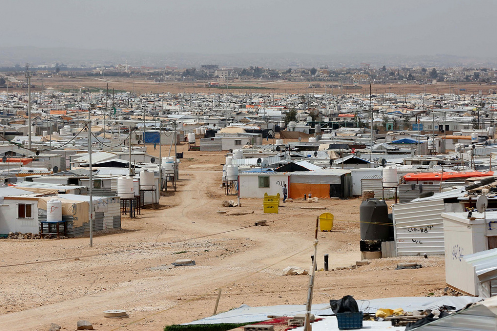 Zaatari Refugee Camp, Jordan | A view of the Zaatari Refugee… | Flickr