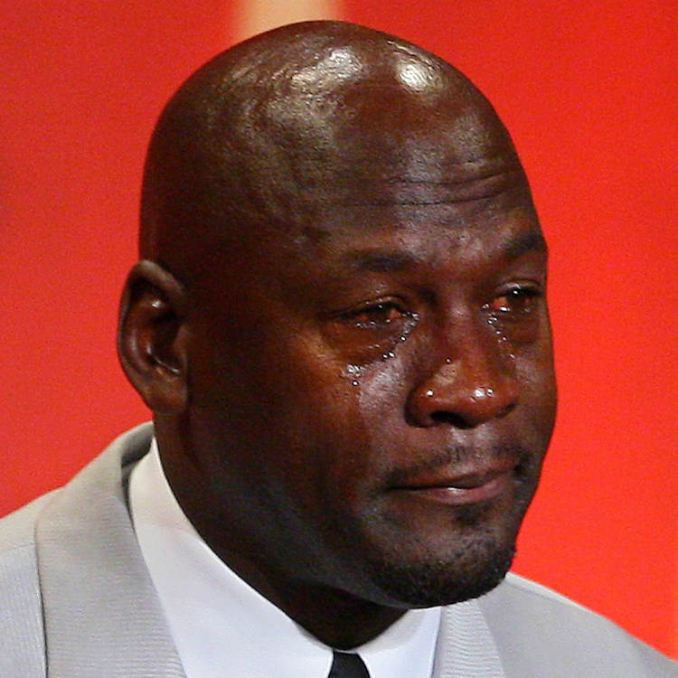 The Evolution Of The Michael Jordan Crying Face Meme : The Two-Way : NPR