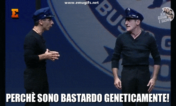 Perche-Sono-Bastardo-Geneticamente-Sugar-Gag-Divertente-con-Aldo-Giovanni-e-Giacomo-Scuola-di-Polizia-dei-Busto-Garolfo-Cops.jpg.c1c1f22ce008e7cab2049c389d7dccd7.jpg